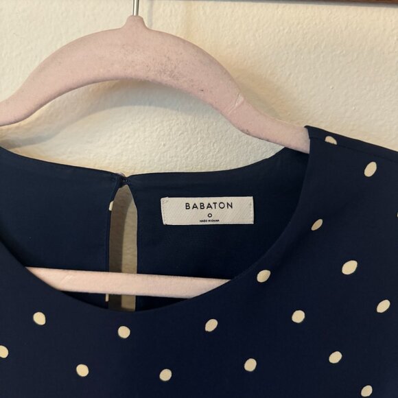 Babaton Hamptons Polka Dot Jumpsuit SZ 0 - Picture 7 of 7